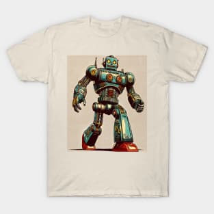 Giant Robot - Retro Vintage Robot Toy T-Shirt